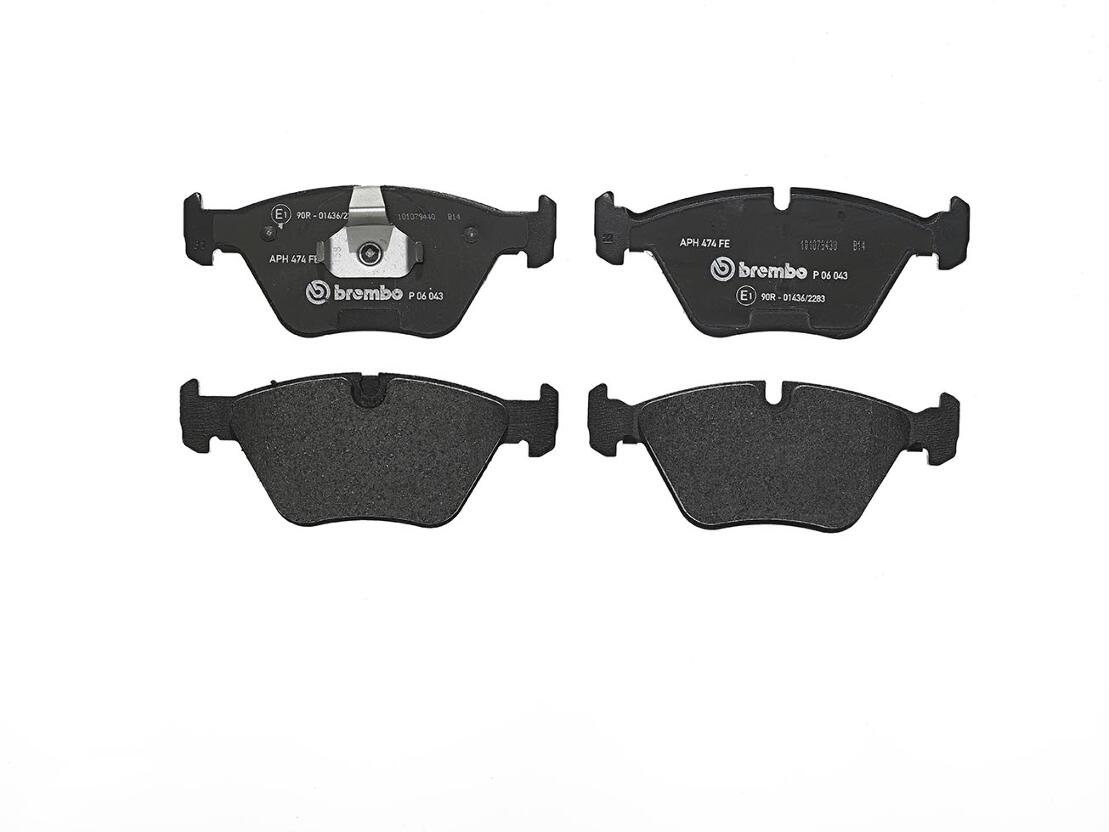 BMW Disc Brake Pad Set - Front (Low-Metallic) 34116779652 - Brembo P06043